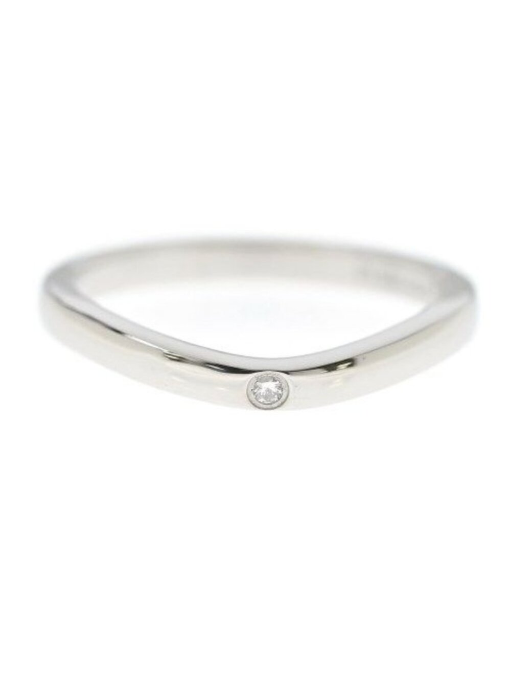 Cartier Ballerine Wedding Ring Pt950 Platinum Diamond